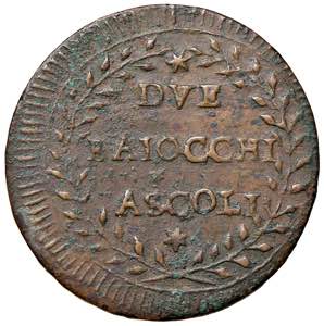 Ascoli. Repubblica Romana (1798-1799). Da 2 ... 