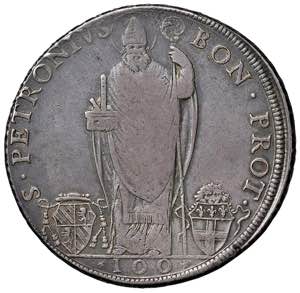 Bologna. Pio VI (1775-1799). Scudo romano ... 