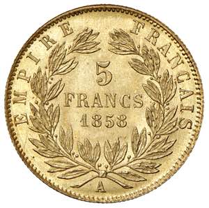 Francia. Napoleone III (1852-1870). Da 5 ... 