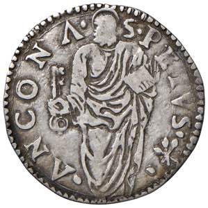 Ancona. Pio IV (1559-1565). Giulio AG gr. ... 