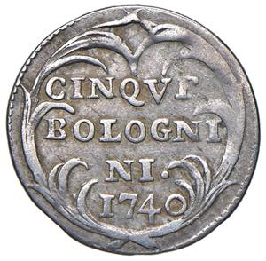 Bologna. Benedetto XIV (1740-1758). Carlino ... 