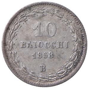 Bologna. Pio IX (1846-1878). Da 10 baiocchi ... 