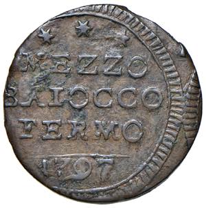 Fermo. Pio VI (1775-1799). Mezzo baiocco ... 