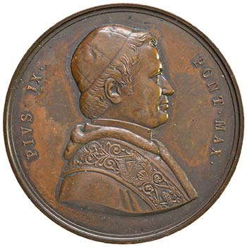 Pio IX (1846-1878)- Medaglia 1857 ... 