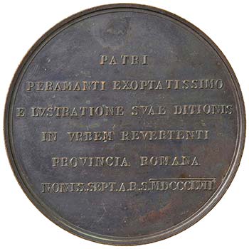Pio IX (1846-1878)- Medaglia 1857 ... 