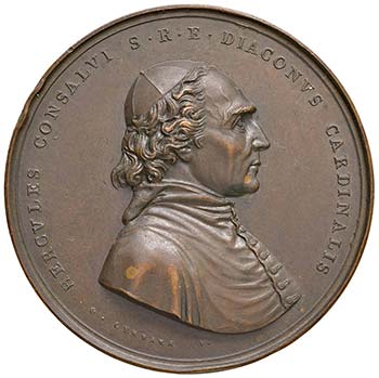 Ercole Consalvi - Medaglia 1824  ... 