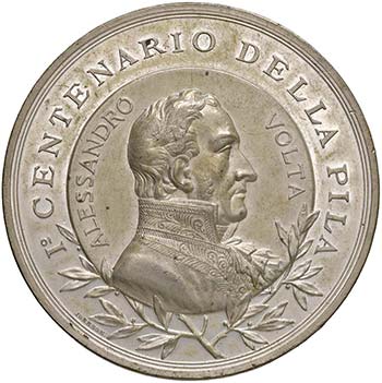 Alessandro Volta - Medaglia 1899 ... 