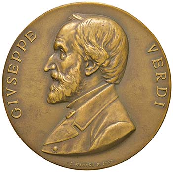 Giuseppe Verdi - Medaglia 1902 - ... 