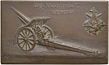 Giovanni Ansaldo - Grande placca ... 