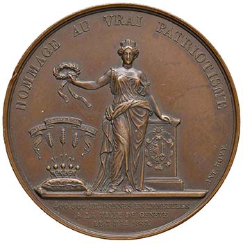 Svizzera - Medaglia 1847 - 94,72 ... 