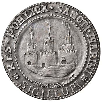 San Marino - Medaglia 1971 