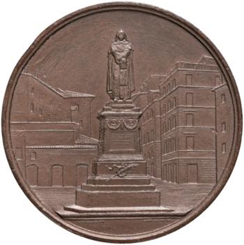 Giordano Bruno  - Medaglia 1889 -  ... 