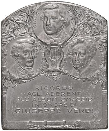 Giuseppe Verdi  - Placchetta ... 