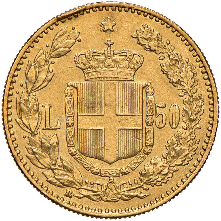 Umberto I (1878-1900) - 50 Lire ... 