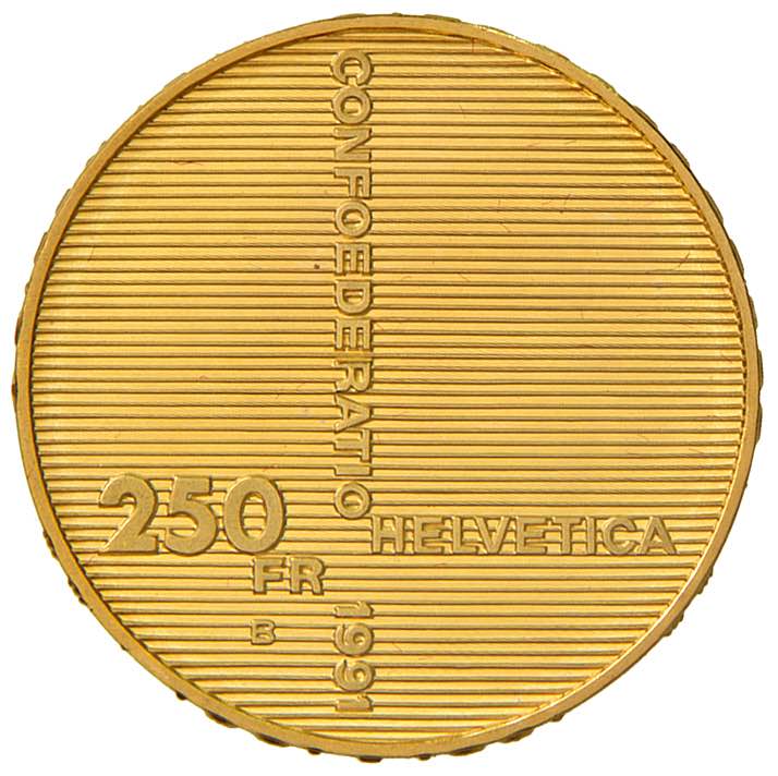 Svizzera  - 250 Franchi 1991 -  C