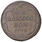 Roma – Sede Vacante 1740 - Baiocco Romano ... 