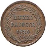 Bologna – Gregorio XVI (1831-1846) - Mezzo ... 
