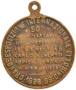 Esposizione di Torino - Medaglia 1898/1899  ... 