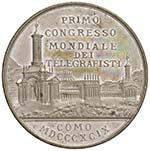 Alessandro Volta - Medaglia 1899 centenario ... 