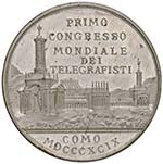 Alessandro Volta - Medaglia 1899 centenario ... 