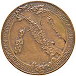 Trento - Dante - Medaglia commemorativa 1917 ... 