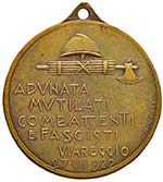 Viareggio - Medaglia mutilati 1922 - 7,58 ... 