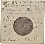 Ancona - Alessandro VI (1492-1503)- Grosso - ... 