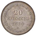 Roma - Pio IX (1846-1870) - 20 Baiocchi ... 