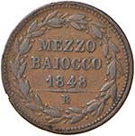 Roma - Pio IX (1846-1870) - Mezzo Baiocco ... 