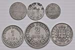 Lotto multiplo - 6 monete in argento di ... 