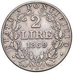 Roma – Pio IX (1846-1870) - 2 Lire 1869 - ... 