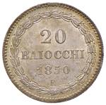 Roma – Pio IX (1846-1870) - 20 Baiocchi ... 