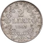 Roma – Pio IX (1846-1870) - 2 Lire 1867 - ... 