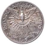 Roma - Sede Vacante (1939-1939) - 5 Lire ... 