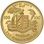Anguilla  - 100 Dollari 1969 - KM 23 C