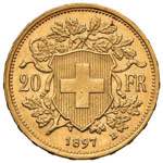 Svizzera  - 20 Franchi 1897 B -  C