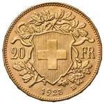 Svizzera  - 20 Franchi 1925 B -  C