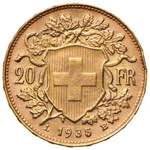 Svizzera  - 20 Franchi 1935 LB -  C