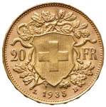 Svizzera  - 20 Franchi 1935 LB -  C