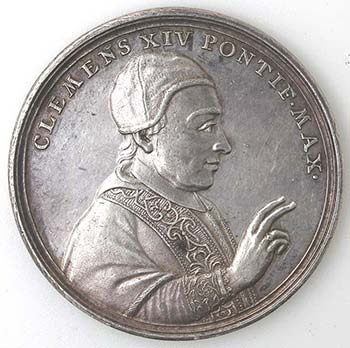 Medaglie Papali. Clemente XIV. ... 