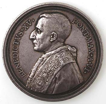 Medaglie Papali. Benedetto XV. ... 