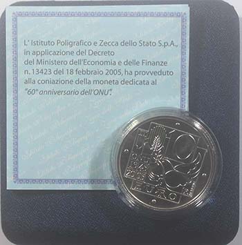 Repubblica Italiana. 10 Euro 2005. ... 