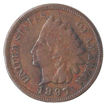 Monete Estere. Usa. Cent 1897 ... 