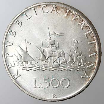 Repubblica Italiana. 500 Lire ... 