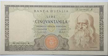 Banconote. Repubblica Italiana. ... 