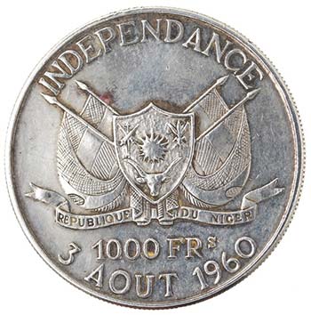 Monete Estere. Niger. 1000 Franchi ... 