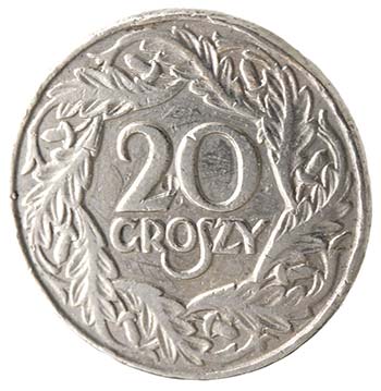 Monete Estere. Polonia. 20 Groszy ... 