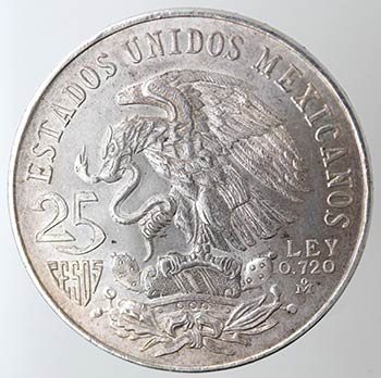 Monete Estere. Messico. 25 Pesos ... 