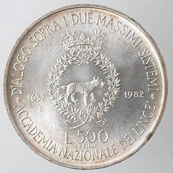 Repubblica Italiana. 500 Lire 1982 ... 