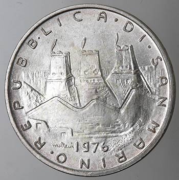 San Marino. 500 lire 1976 ... 